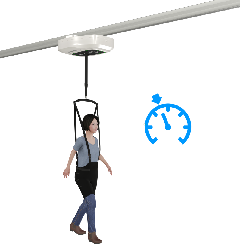 步行反饋?zhàn)赃m應(yīng)康復(fù)系統(tǒng) （步行康復(fù)機(jī)器人）